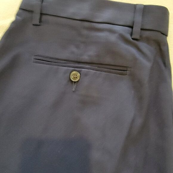 Goodthread Mens Navy Blue Straight Fit Cotton Wrinkle Free Chino Pant Sz 36W 32L - Picture 6 of 9